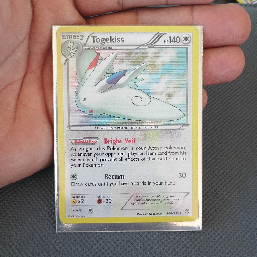 Togekiss 104/135 - Pokemon Plasma Storm Holo Rare Card